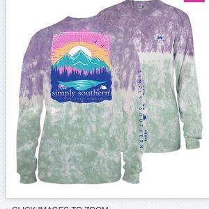Simply Southern Mountains Tie Dye T-shirt